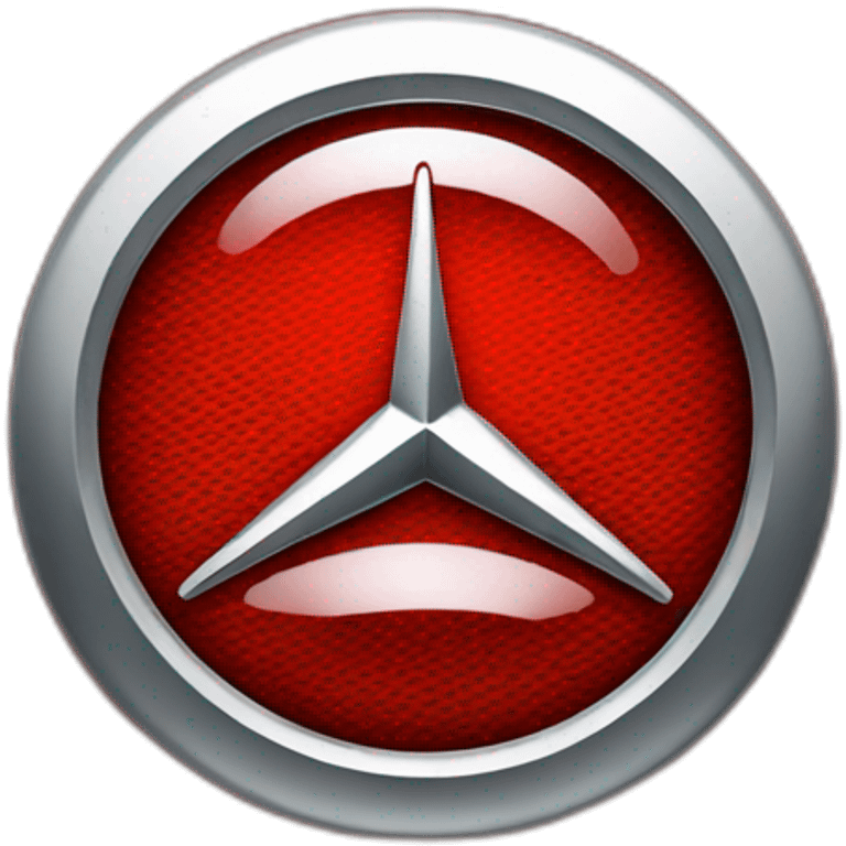 Mercedes benz red logo emoji