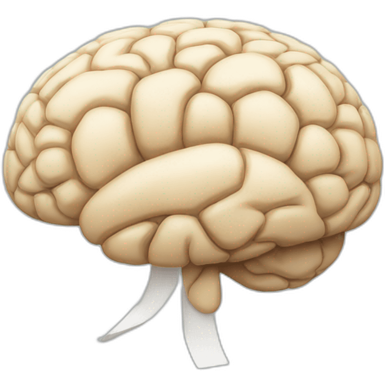 brain with a bandage stuck on it emoji