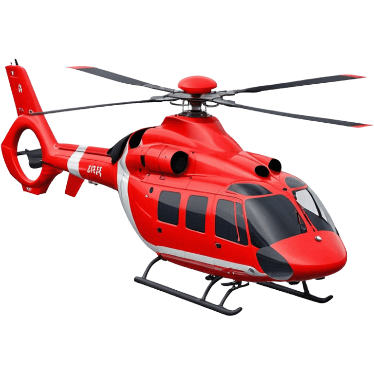 Rescue Helicopter - Airbus H145 (Model Year: 2021) (Iconic colour: Red with white) emoji