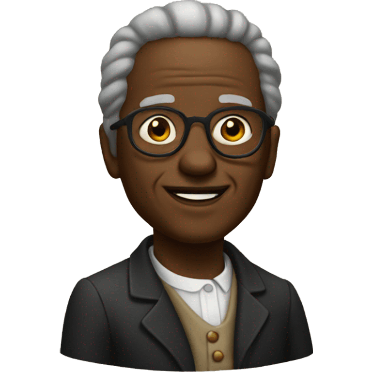 Old time black person emoji