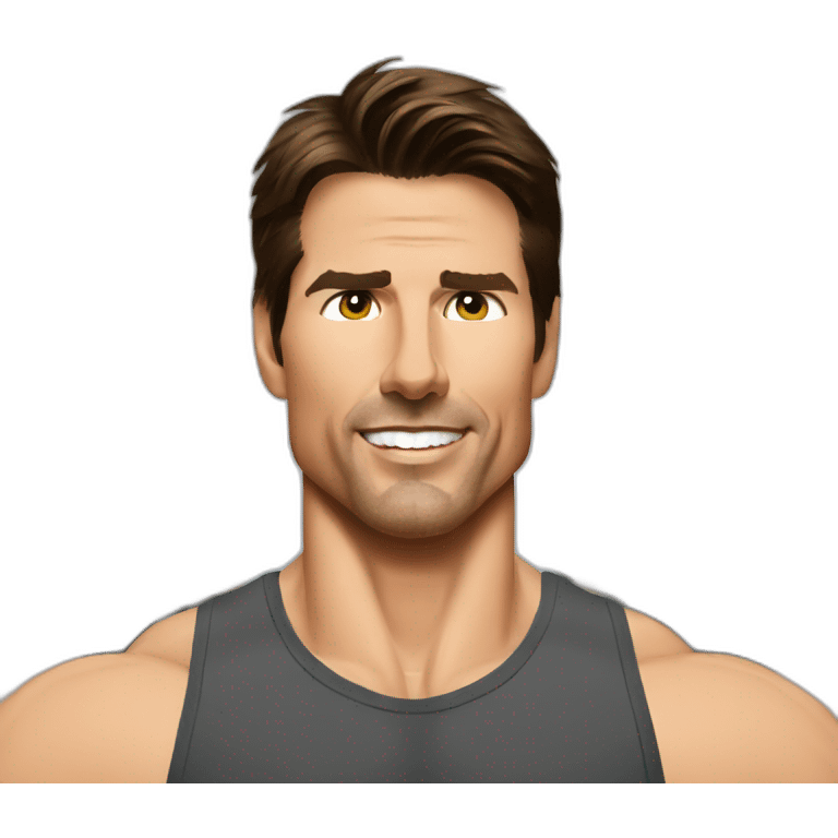 tom cruise work out emoji