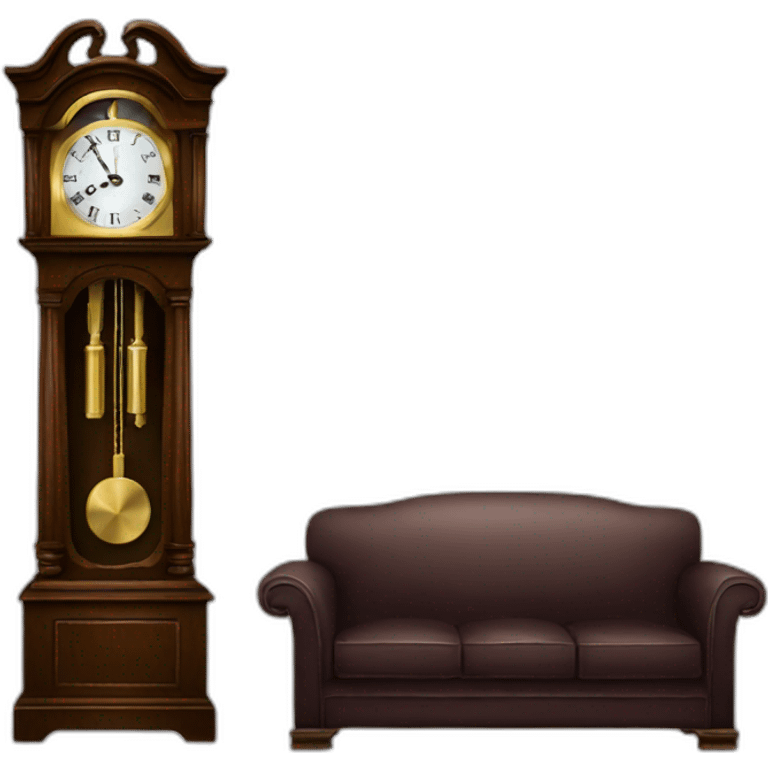 grandfather clock emoji