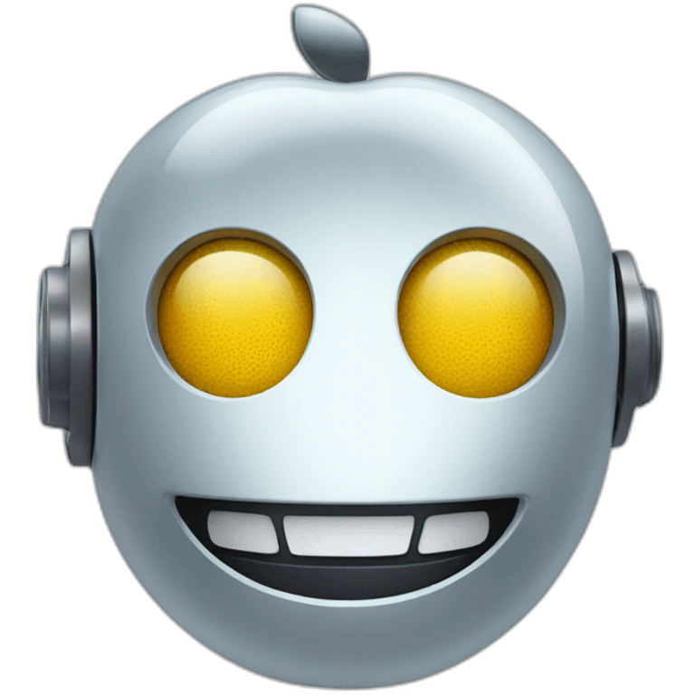 Roboter smile apple emoji