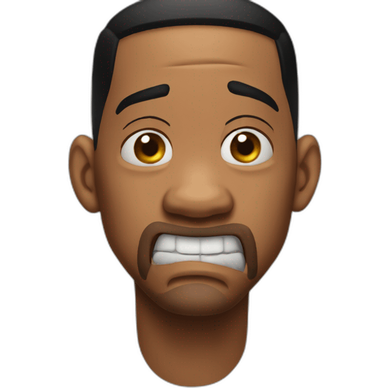 will smith chocked face emoji