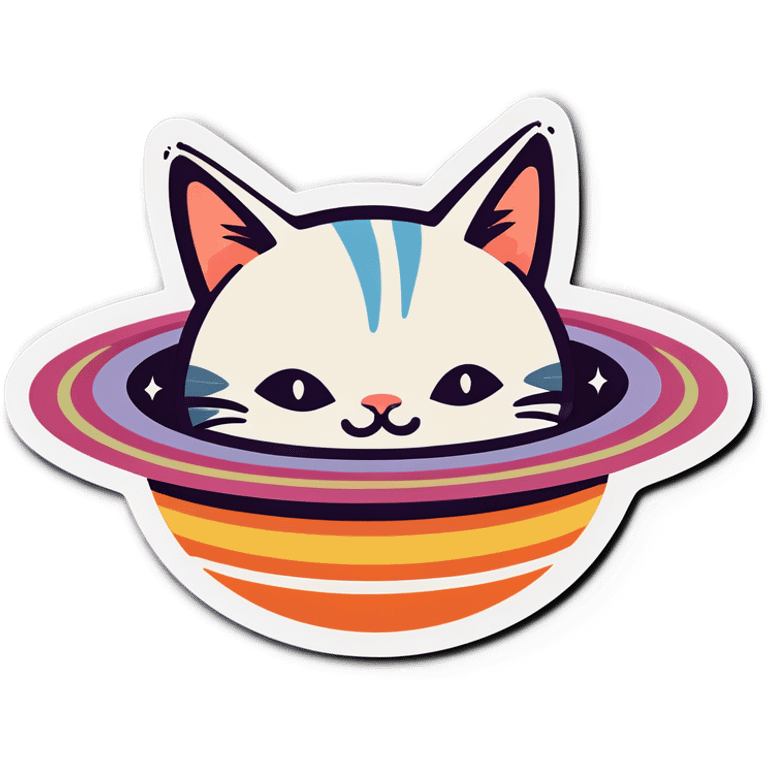 Cat Saturn emoji