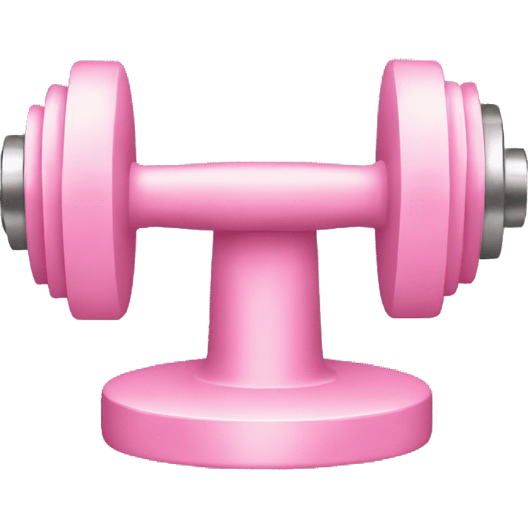 light pink dumbbell  emoji