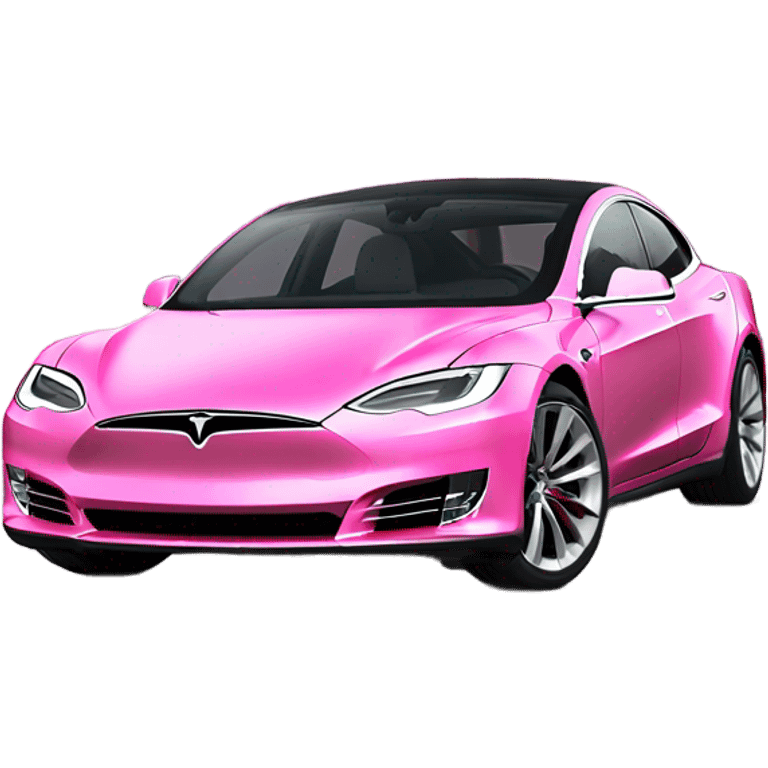 Pink Tesla  emoji