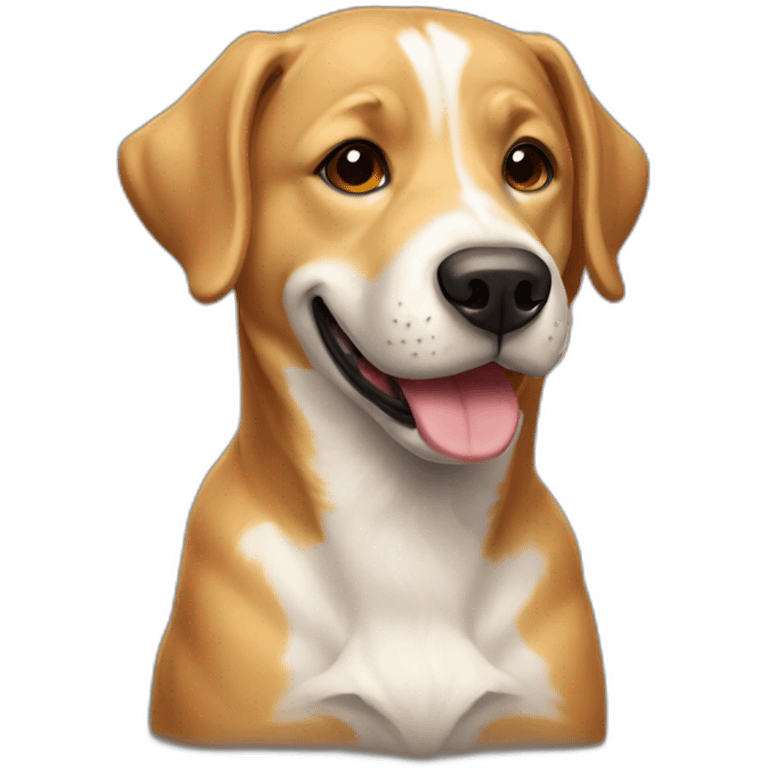 Chien heureux emoji