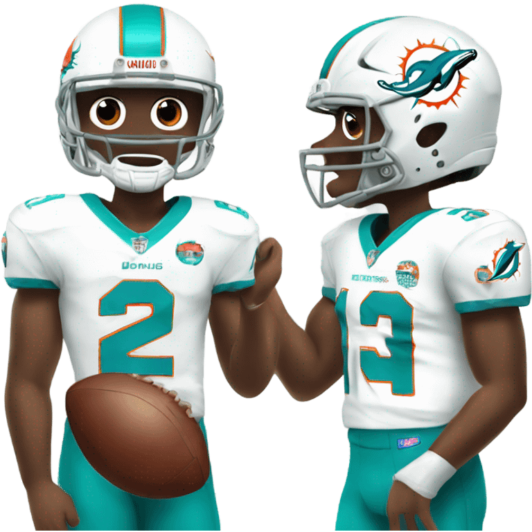 Miami dolphins football emoji