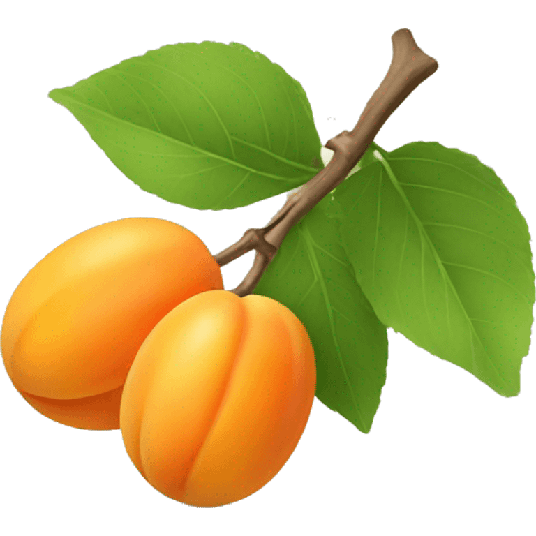 apricots emoji