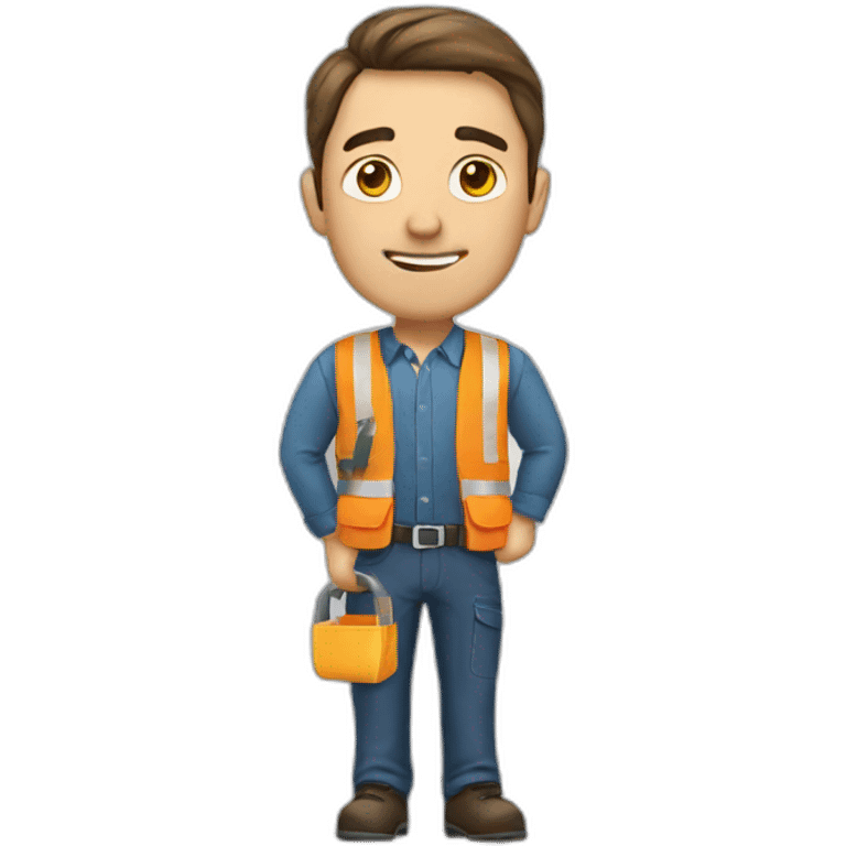 man on work emoji