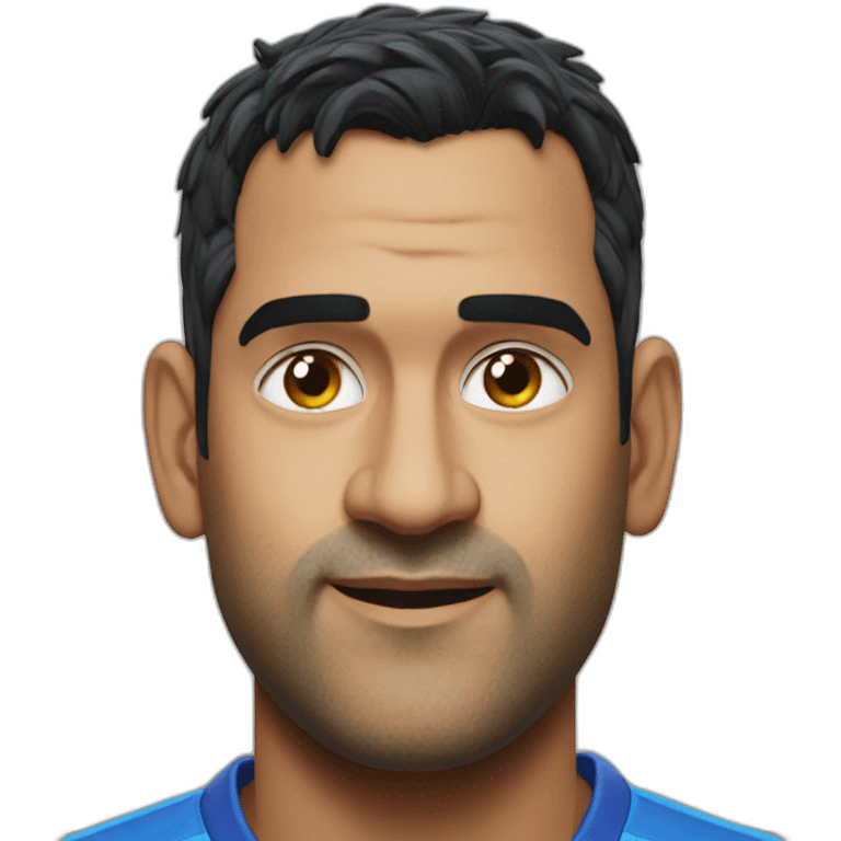 MS dhoni emoji