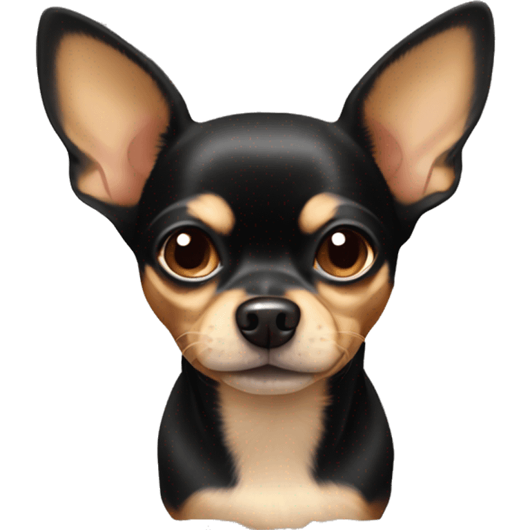 black and tan chihuahua emoji