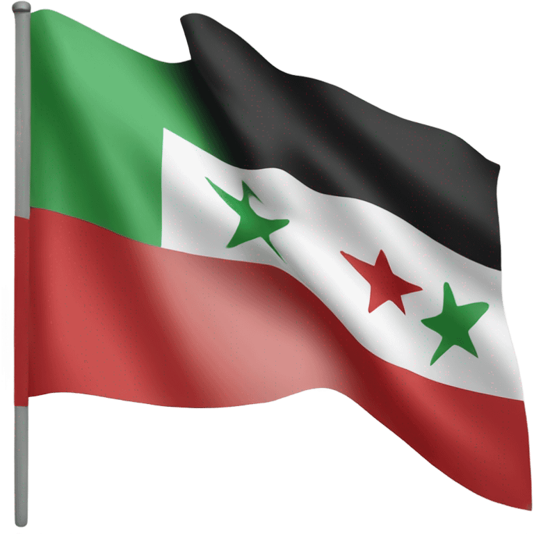 Independent Syria flag emoji