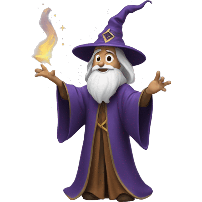 Wizard casting a spell emoji