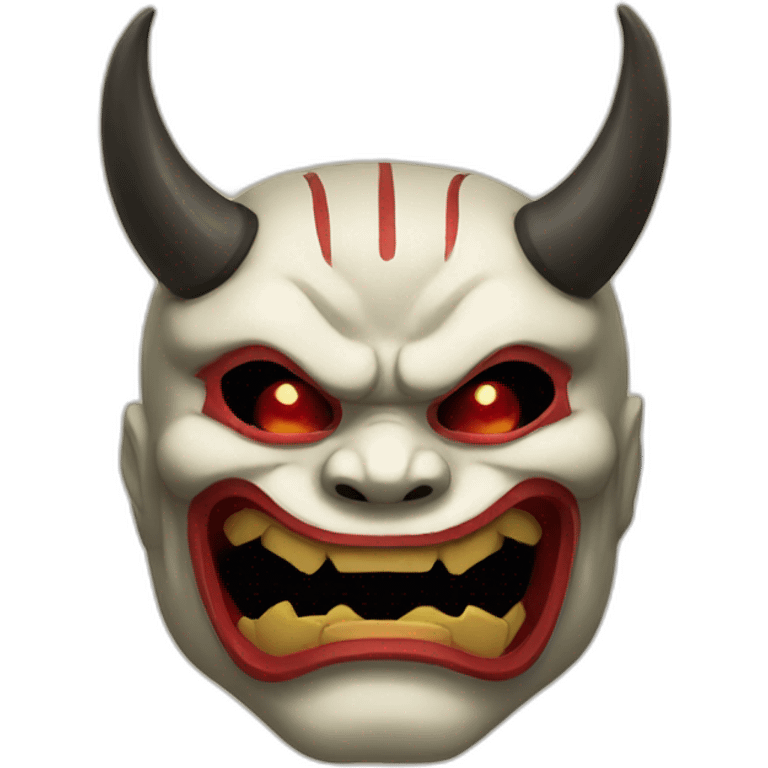 ONI MASK JAPANESE emoji