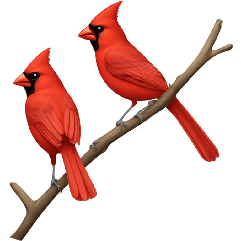 Northern cardinal emoji