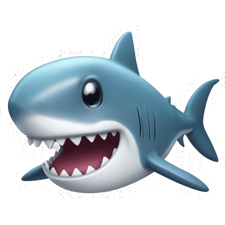 Cute shark emoji