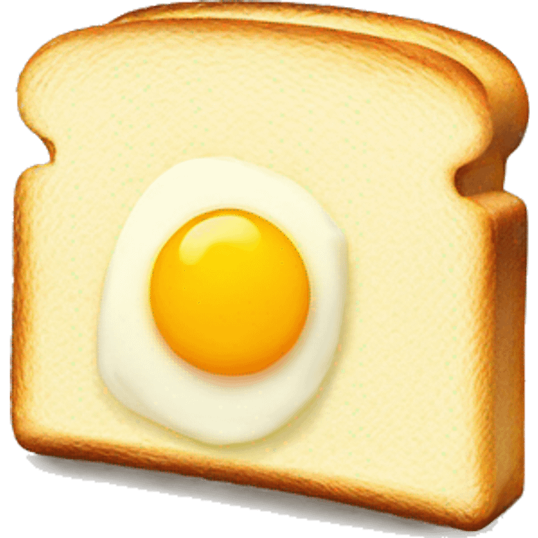 Toast with egg emoji