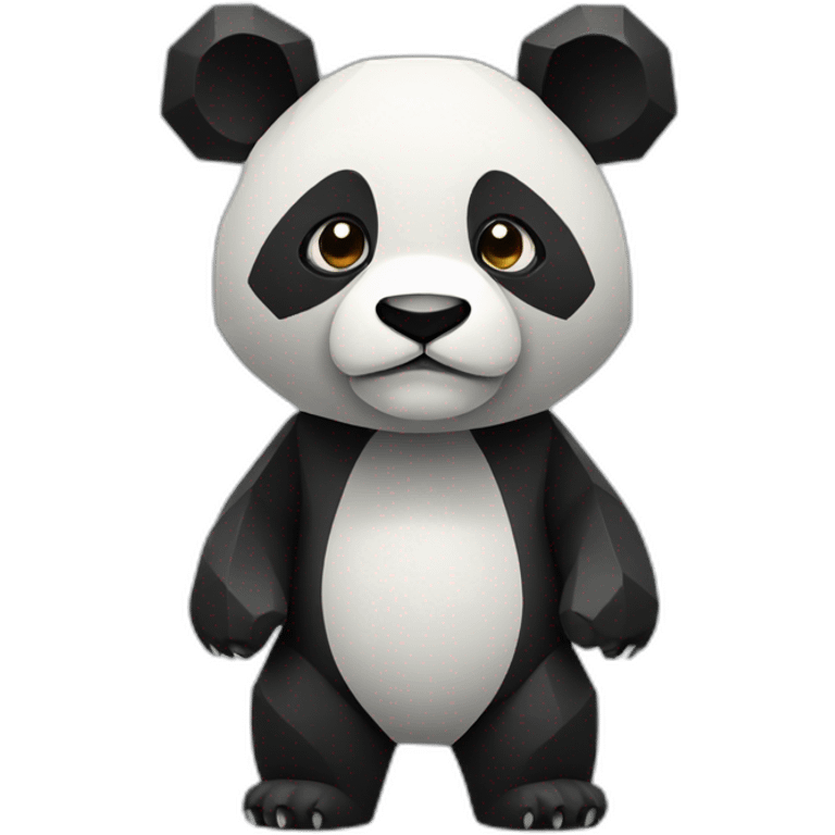 Polygon Panda emoji