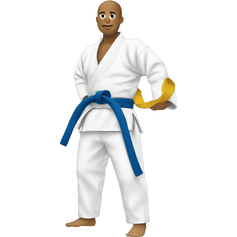 all the Judo color belt emoji