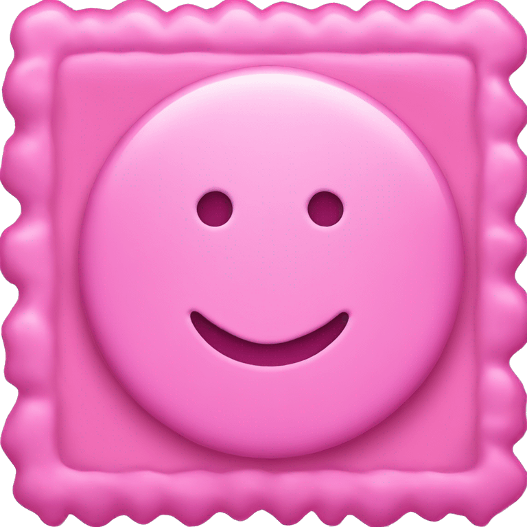 Pink stamp emoji