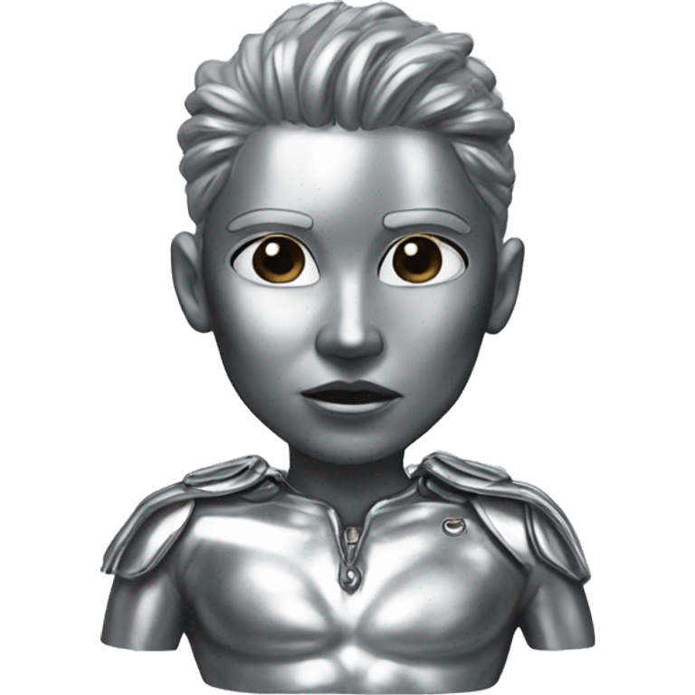 CHROME HEART WITH FACE SCULPT emoji