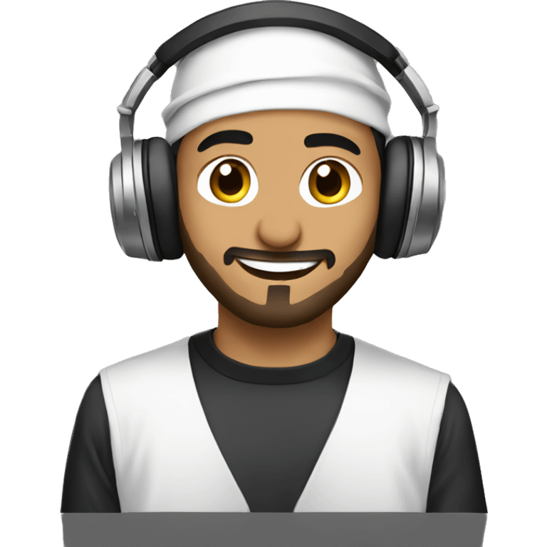 Muslim arab Dj emoji