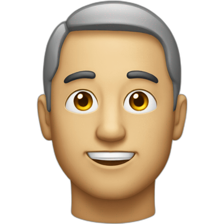 Radiante com raio nos olhos emoji