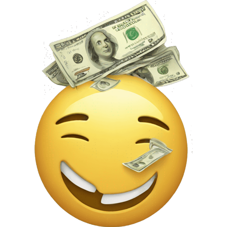 excited face with money emoji