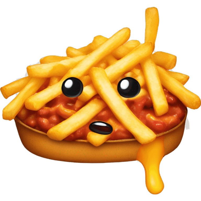 Chili cheese fries  emoji