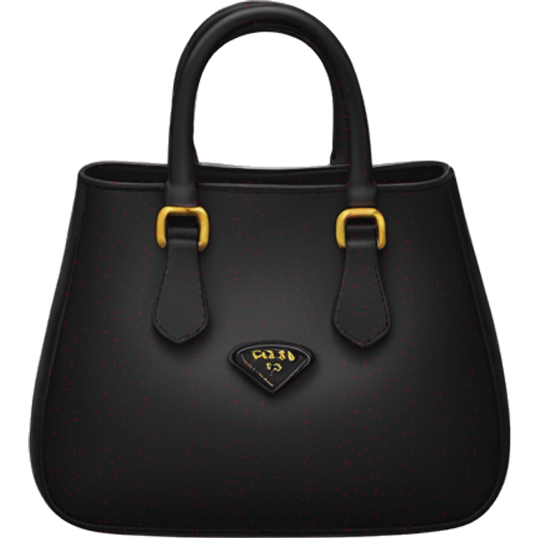 prada little black bag emoji