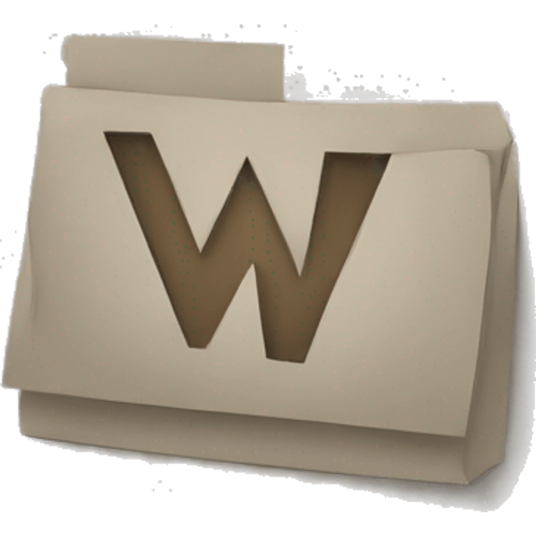 letter w emoji