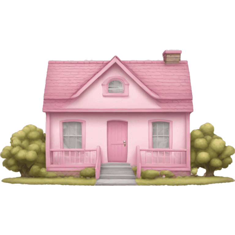 baby pink house  emoji