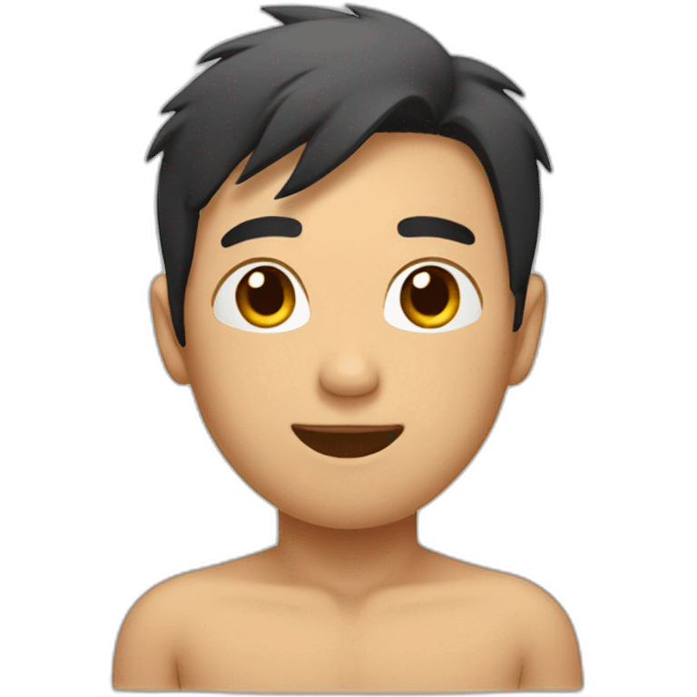 shirtless asian ma emoji