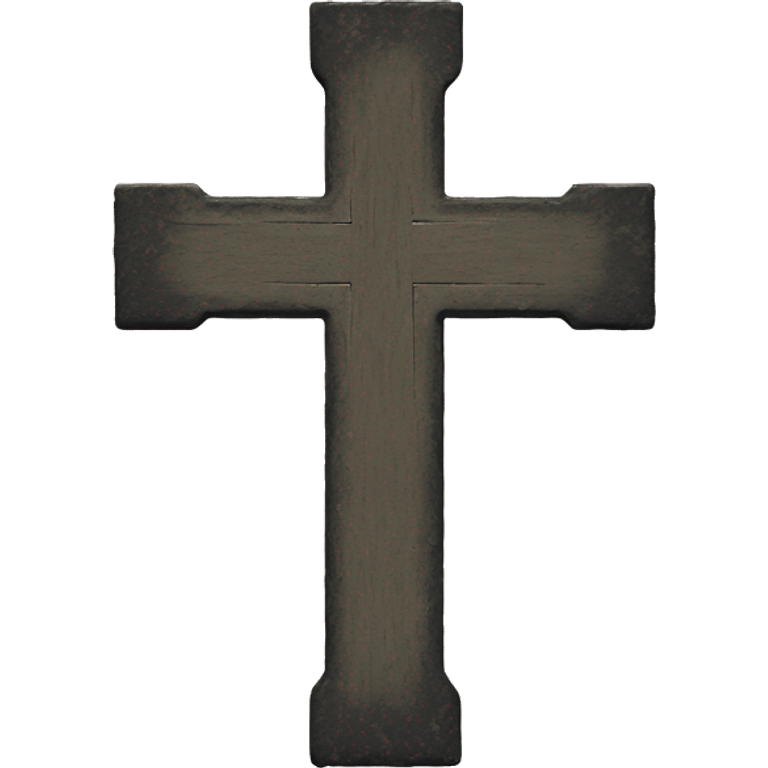 grunge cross emoji