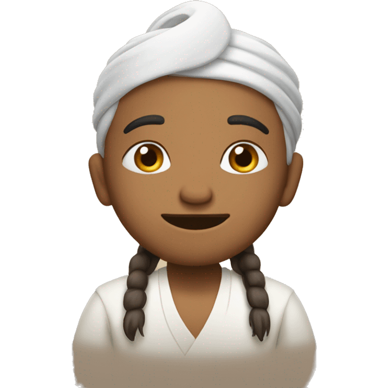 Indian saying namaste emoji