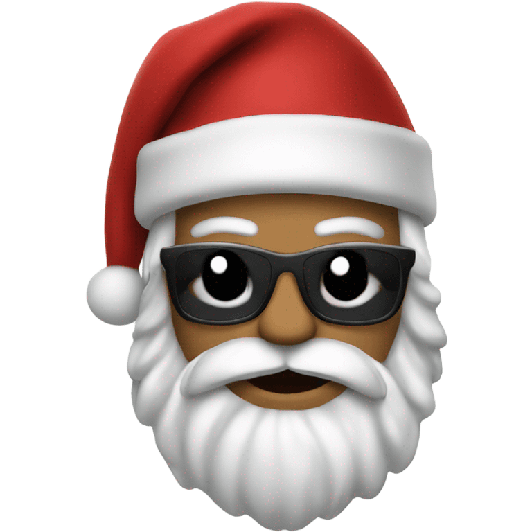 Punk rock Santa Claus emoji