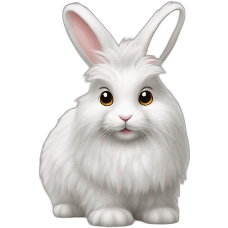 Angora rabbit emoji