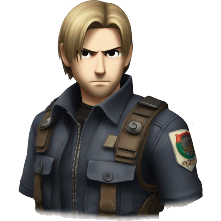 resident evil 4 leon kennedy emoji