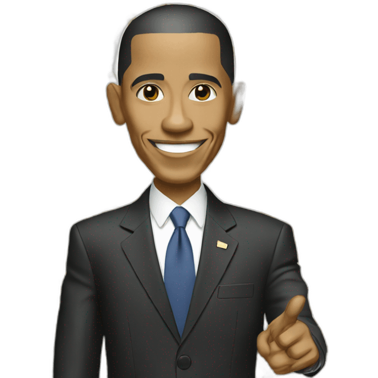 Obama white emoji