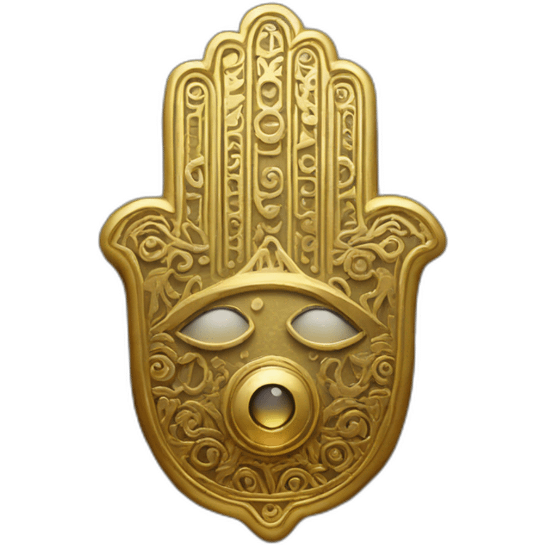 gold hamsa emoji