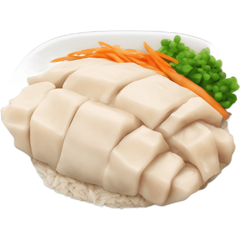 Hainanese chicken rice emoji