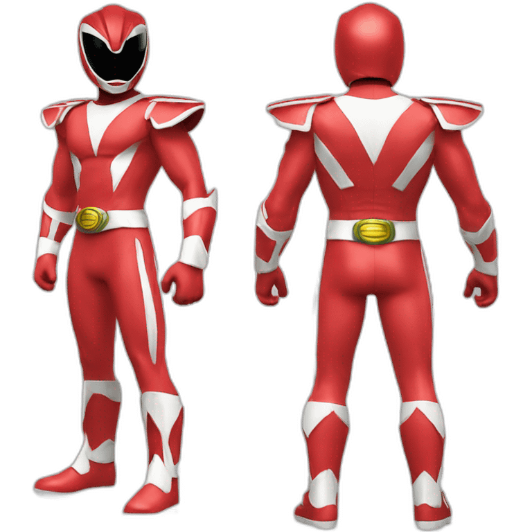 Power ranger full body emoji