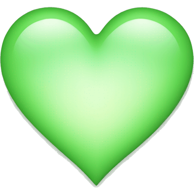 Light green heart  emoji