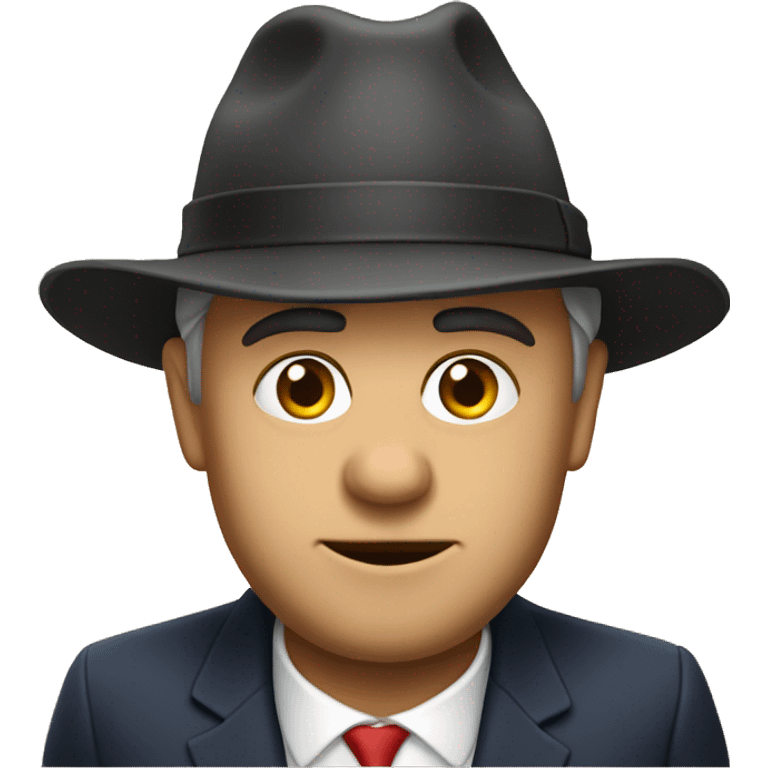 orban wearing hat emoji