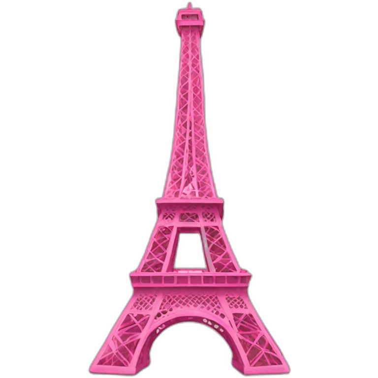 pink eiffel emoji