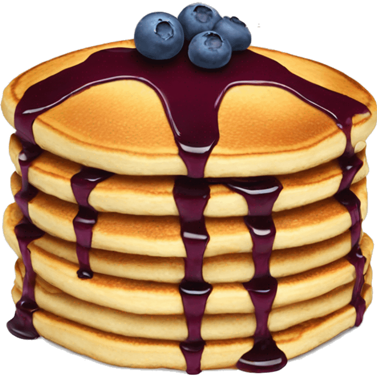 Blueberry pancakes  emoji