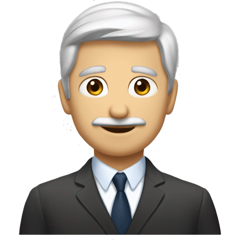 улыбается рыжий молодой человек с бородой, усами и короткой стрижкой  emoji