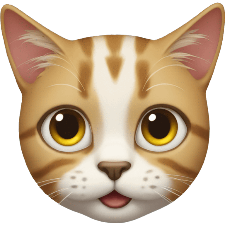 cat silly emoji